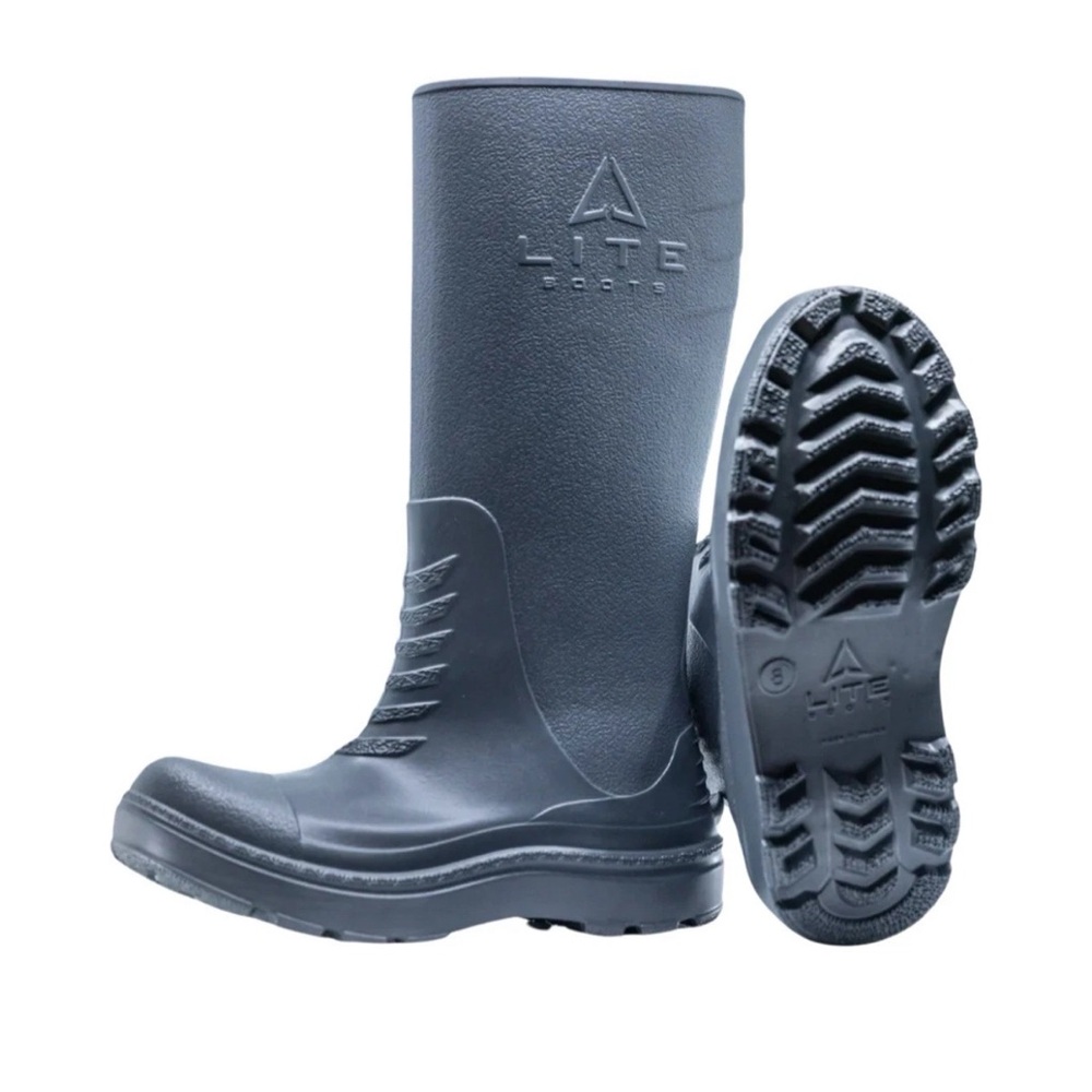 Lite Boots Classic Gray Rubber Boots